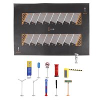 Bothyi - 1:64 Gran Modelo De Alfombra De Estacionamiento Coche Fundido A Presión Garaje Modelos De Automóviles En Miniatura Estilo De Exhibición C