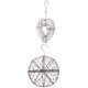 thumbnail image 1 of Bola De Hierro Retro Y Maceta Suculenta En Forma De Corazón, Maceta Colgante De Metal, Soporte Para Plantas, 1 of 6