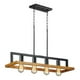 thumbnail image 1 of Lámpara Colgante Techo Lineal 4 Luces Metal Madera Jhn, 1 of 3