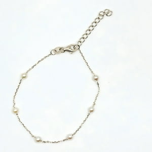 Tiana Joyas - Pulsera Con Perlas Cultivadas De Plata 925