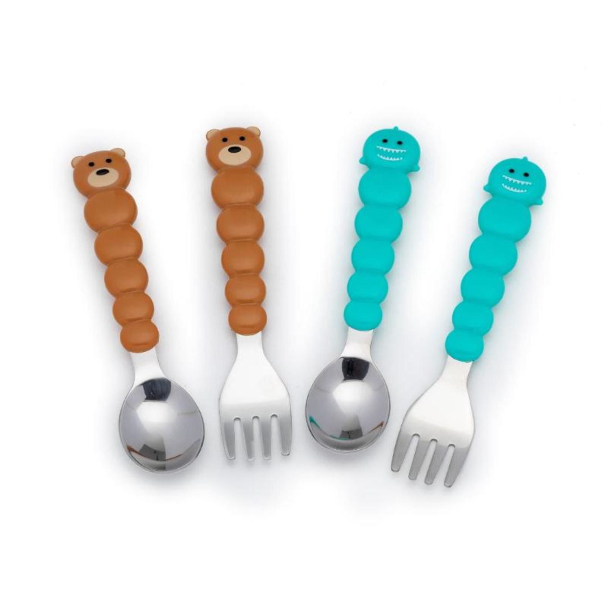 Melii - Set De 4 Cubiertos Tiburon Y Oso