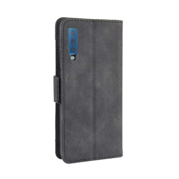Funda Tipo Billetera FOXDOCK para Samsung Galaxy A7 2018 – Tapa Flip con Tarjetero