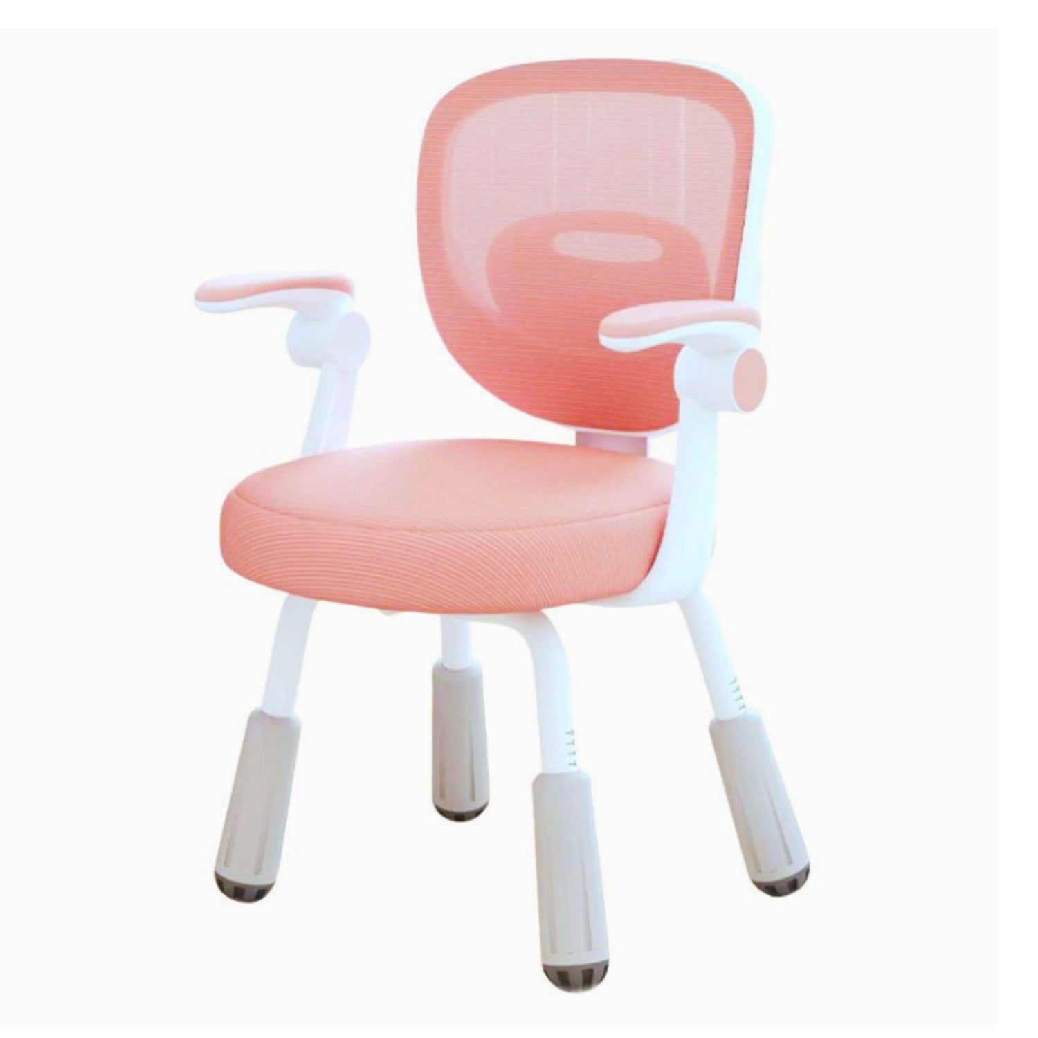 Silla Escritorio Ergonomica Infantil Rosada Kidscool-malla Respirable, Ajuste Altura, Soporte Lumbar,70 Kg