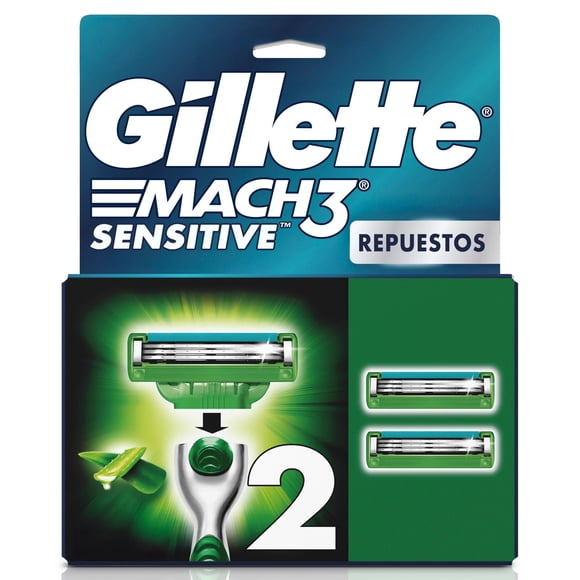 Repuestos de Afeitar Mach3 Sensitive con Aloe y Vitamina E