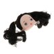 thumbnail image 2 of 15cm Mermaid Doll Baby Bath Flotadores Juguete Para Niños Regalo Educación Temprana Juguetes Cabello Negro Cabeza, 2 of 5