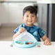 thumbnail image 3 of Plato Con Tapa Y Agarre Azul, 3 of 3