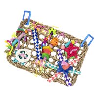 Ioensy - Mascota Pájaro Forrajeo Pared Juguete Loro Masticar Juguete Escalada Hamaca Para Periquito