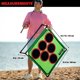 thumbnail image 2 of Juego de golf Golf Pong para patio trasero con 16 pelotas y tapete de velcro astillables, 2 of 8