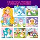 thumbnail image 5 of Kit de pegatinas Dan&Darci con forma de princesa y unicornios para niña de 4 años, 5 of 9