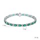 thumbnail image 4 of Pulsera de Tenis de Plata Esterlina 925 con Forma Ovalada para Mujer 3.5 X 5.5MM CZ Pulseras de Compromiso y Boda para Cumpleaños Día de la Madre Joyería Diaria 6-7 Inch, 4 of 5