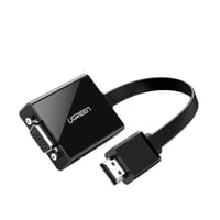 Convertidor Hdmi/Vga 1080P/60Hz M/H + Puerto Jack 3.5Mm Negro Ugreen Mm103