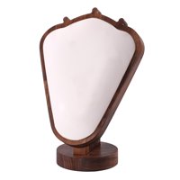 Magideal - Busto De Exhibición De Joyas, Organizador De Cadena Colgante, Soporte De Collar De Decoración De Madera, Almacenamiento Para Estantes De Exhibición De