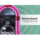 thumbnail image 5 of Jukebox Bluetooth Victor Retro con Reproductor de CD de 15" y Radio FM, 5 of 8