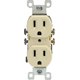thumbnail image 1 of Outlet Leviton 15A 125V Ivory 5-15R, paquete de 10 unidades, 1 of 2