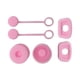 thumbnail image 5 of Spill Stopper Silicone Straw Topper Straw Cover Cap Para Viajes Al Aire Libre Party Pink, 5 of 5