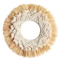 Genérico - Espejo Decorativo Estilo Bohemio Tejido Adorno Pared Jhn