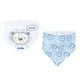 thumbnail image 2 of Set 2 Babero Bandana Blanco Leon Niño, 2 of 4