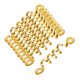 thumbnail image 4 of Vikingos Perlas De Pelo En Espiral Perlas De Metal Colgantes De Cabello Medio 10pcs Dorado, 4 of 5