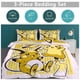 thumbnail image 5 of Pik_hu Print Bedding Set Pattern Duvet Cove Set3 Pieces Quilt Cover And Pillowcases for Women Men Teens, 5 of 5