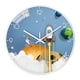 thumbnail image 5 of Astronauta Reloj de pared Sin tictac Espacio exterior Reloj decorativo Movimiento silencioso Creativo 8 "Reloj analógico para habitación de niños Estilo C, 5 of 5