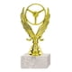 thumbnail image 1 of Trofeo Plástico Carrera Laurel Con Base Mármol Oro, 1 of 1