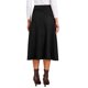 thumbnail image 3 of INSPIRE CHIC Falda de Mujer de Imitación de Gamuza con Cintura Alta Elástica A-Line Midi Falda para Otoño Invierno Conjuntos de Trabajo L Negro, 3 of 6