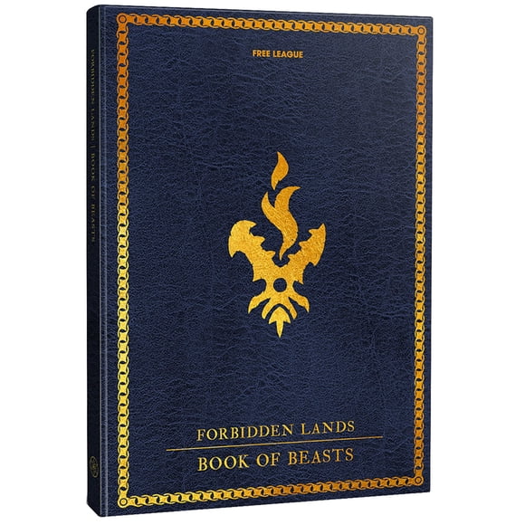 Libro De Rpg De Expansión Free League Forbidden Lands Book Of Beasts