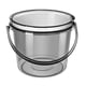 thumbnail image 3 of Cubo de agua con tapa para baño, cubo doméstico, cubo de lavandería pequeño y grueso, cubo de almacenamiento de agua para pesca, interior, exterior, j Gris, 3 of 5