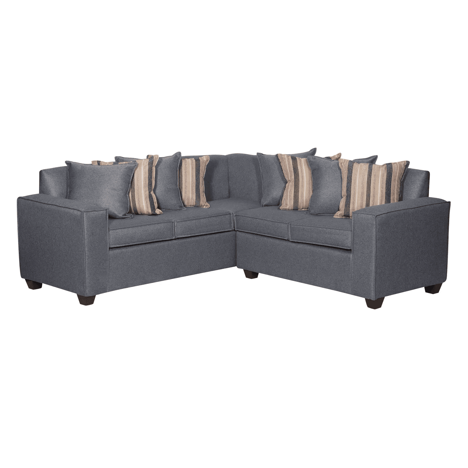 Ruzam Mobel - Seccional 5 Cuerpos Roses Gris Lino