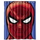 thumbnail image 1 of Cortina de ducha con cabeza de Spiderman, juego de cortinas de baño con ganchos, tamaño 60 x 72 pulgadas, 1 of 3