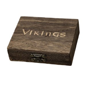 Ioensy - Organizador De Joyas De Madera Rústica Con Cerradura Pendientes De Tuerca Pulseras Joyas Marrón Claro