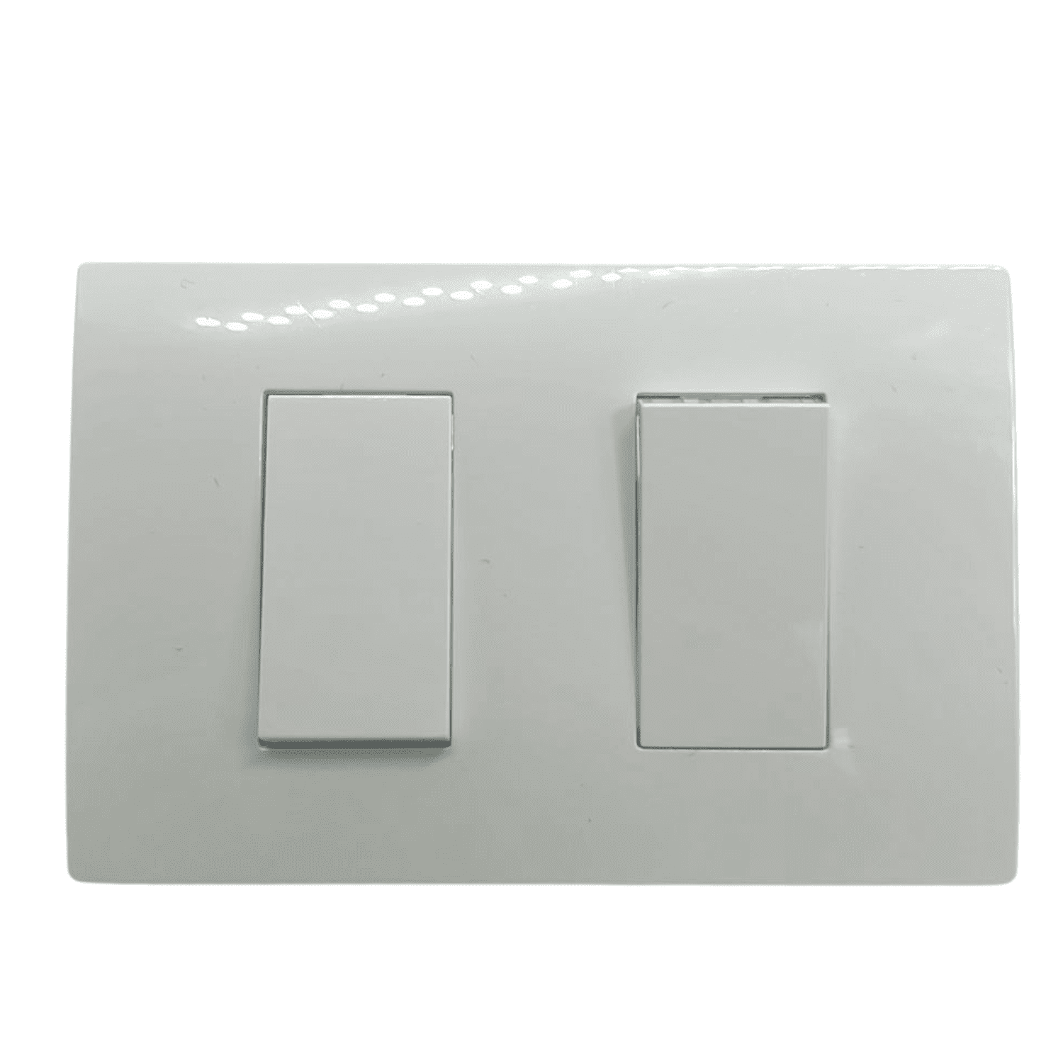 Interruptor Doble Embutido 10a Fenix 220v Plastico