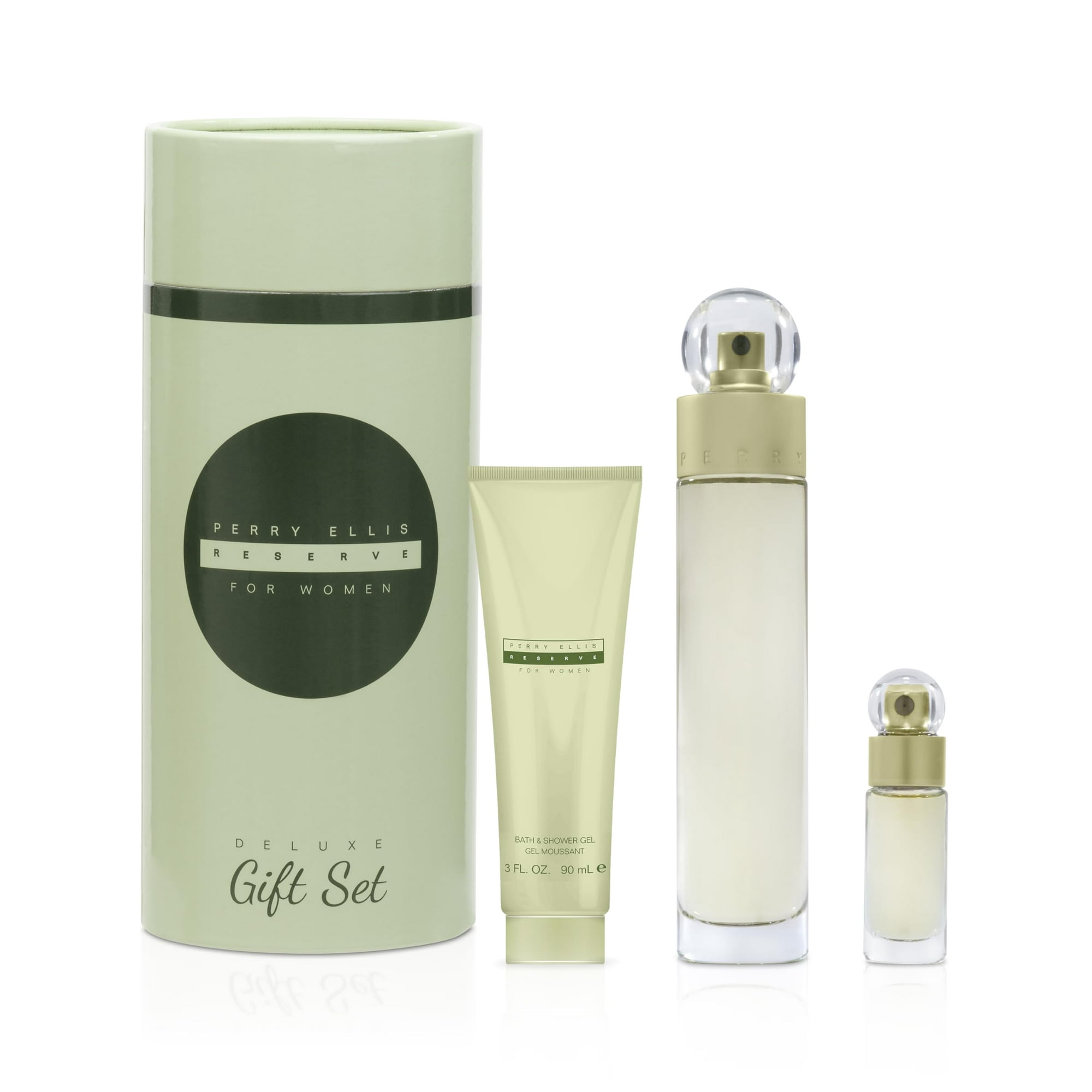 Set De Regalo Perfume Perry Ellis Reserve Para Mujer De 3 Piezas