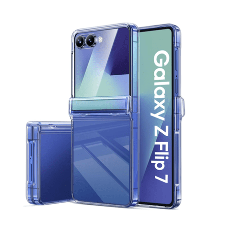Mar Cases - Carcasa Para Samsung Z Flip 7 Transparente Con Bisagra