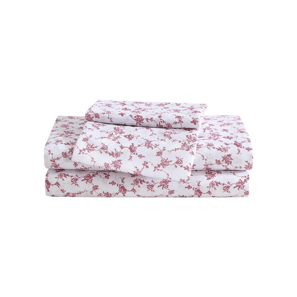 Juego de sábanas Betsey Johnson Twin XL con estampado floral