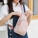 thumbnail image 5 of Riñonera Cruzada Para Mujer, Mochila Bandolera Pequeña Con Cinturón, Mochila Bandolera A Cuadros., 5 of 6