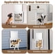 thumbnail image 5 of Puerta Para Mascotas 12x14 De Plástico Abs Resistente A La Intemperie Con Cierre, 5 of 7