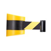 Magideal - Barrera De Pared De Multitudes, Barrera De Cinturón Montada En La Pared, De Control De Multitudes Fija Para Estadios, Desfiles, , 5M Amarillo