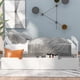 thumbnail image 2 of Twin size platform bed, with two drawers, white, 2 of 3