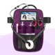 thumbnail image 2 of Riñonera SITHON para enfermeras, con varios compartimentos, color morado, resistente al agua, 2 of 7