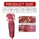 thumbnail image 4 of Vestido cheongsam de diez hebillas, desfile de ropa, verano, largo, etiqueta, corte entallado, 4 of 5