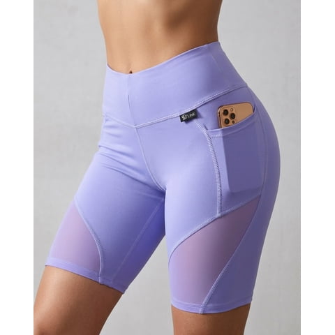 Flix Spa - Biker Fitness Mujer Mallas Laterales Realce Pro Calidad - A348