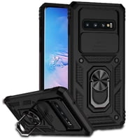 Estuche Gangxun Para Samsung Galaxy S10, Soporte Giratorio 360°, Estilo Mecánico Y Magnético