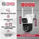 thumbnail image 2 of Pack X2 Camara De Seguridad 2.4g Zeker Doble 3mp Impermeable Negro, 2 of 3