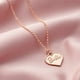 thumbnail image 3 of Collar Barbie Chunky Heart - Oro Rosa, 3 of 3