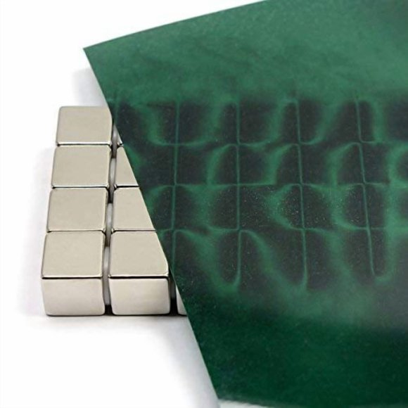 Lámina de visualización de flujo magnético CMS MAGNETICS 30x30 cm verde