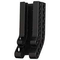 Ioensy - Soporte De Pared Para 10 Pilas Aa Y 10 Aaa, Estante De Almacenamiento Para Garaje, Almacén, Cocina, Color Negro