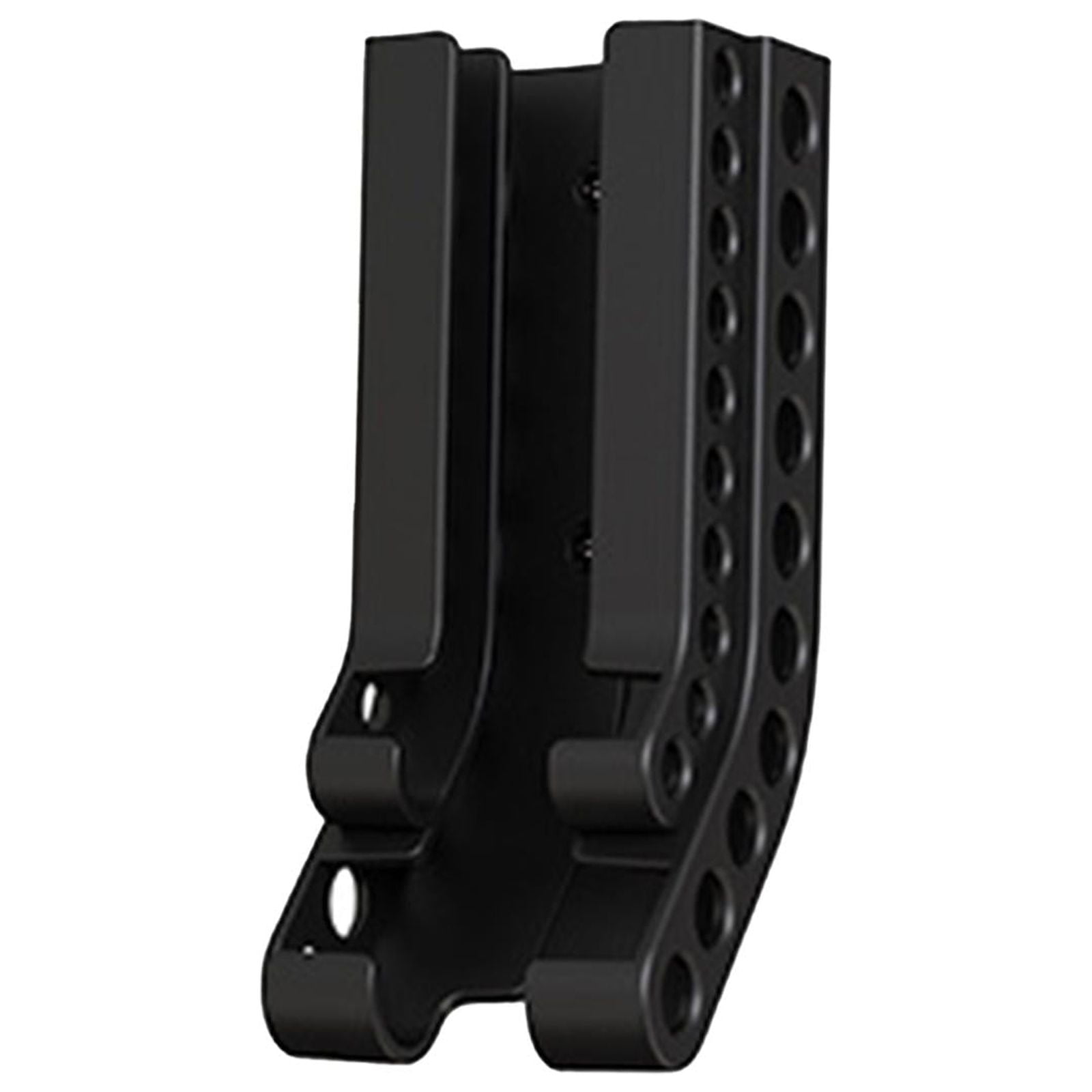 Ioensy - Soporte De Pared Para 10 Pilas Aa Y 10 Aaa, Estante De Almacenamiento Para Garaje, Almacén, Cocina, Color Negro