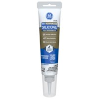 Sellador De Silicona Ge Advanced Para Ventanas Y Puertas, 82 Ml, Blanco, 1 Paquete