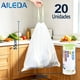 thumbnail image 1 of Aileda Bolsa Basura Baño Con Cordón Para Papelero 50x55 Cms 20 uni por rollo, 1 of 9
